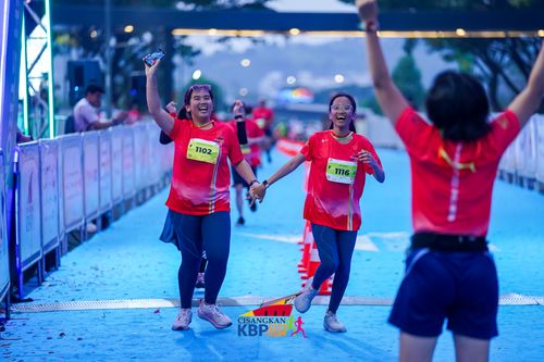 Race photo from CISANGKAN KBP CITY RUN 2025