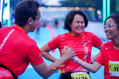 Race photo from CISANGKAN KBP CITY RUN 2025