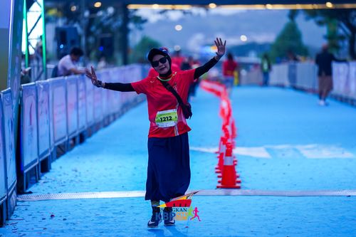 Race photo from CISANGKAN KBP CITY RUN 2025