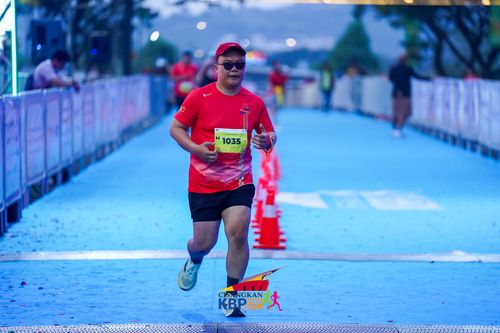 Race photo from CISANGKAN KBP CITY RUN 2025