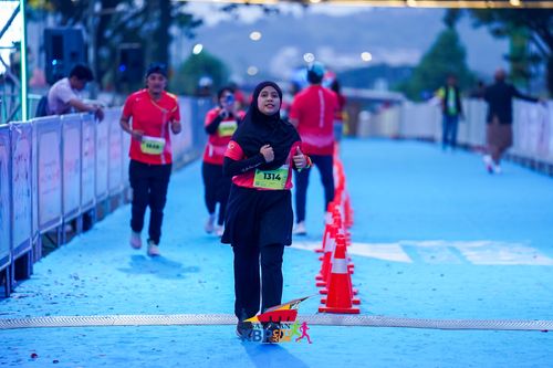 Race photo from CISANGKAN KBP CITY RUN 2025
