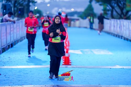 Race photo from CISANGKAN KBP CITY RUN 2025