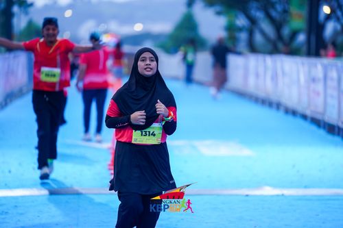 Race photo from CISANGKAN KBP CITY RUN 2025