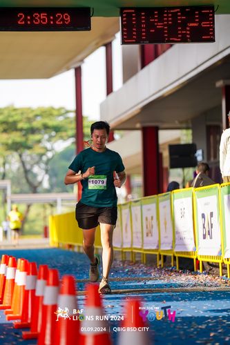 Race photo from BAF LIONS RUN 2024