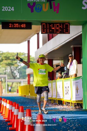 Race photo from BAF LIONS RUN 2024