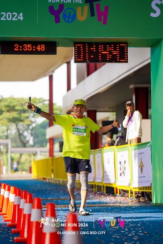 Race photo from BAF LIONS RUN 2024