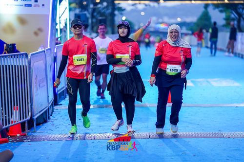 Race photo from CISANGKAN KBP CITY RUN 2025