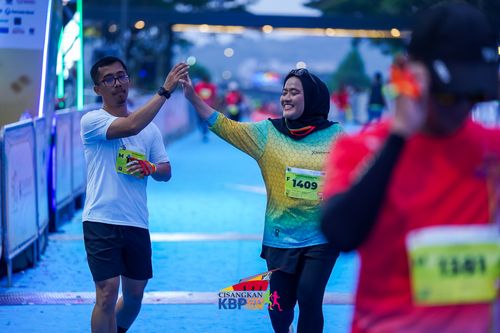 Race photo from CISANGKAN KBP CITY RUN 2025