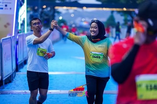 Race photo from CISANGKAN KBP CITY RUN 2025