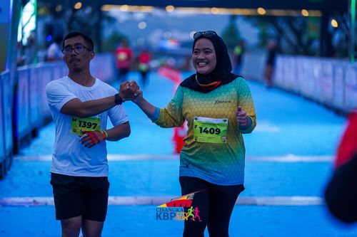 Race photo from CISANGKAN KBP CITY RUN 2025