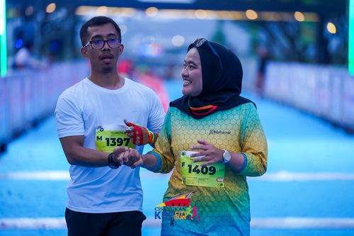 Race photo from CISANGKAN KBP CITY RUN 2025