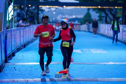 Race photo from CISANGKAN KBP CITY RUN 2025