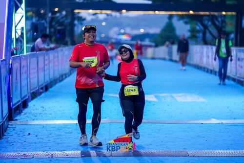 Race photo from CISANGKAN KBP CITY RUN 2025