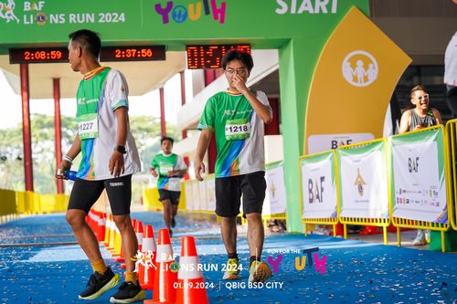 Race photo from BAF LIONS RUN 2024