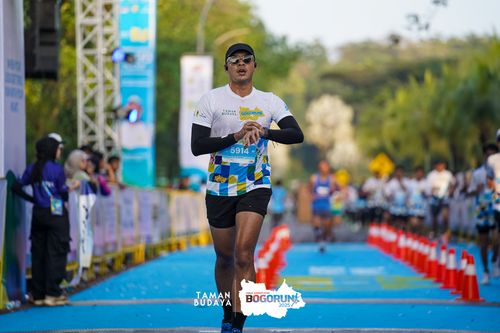 Race photo from Taman Budaya x BOGORUN 2025