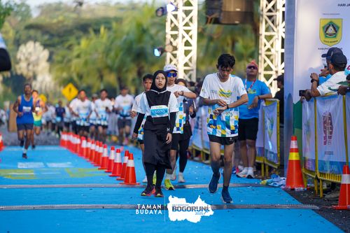 Race photo from Taman Budaya x BOGORUN 2025