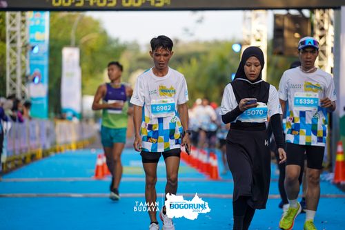 Race photo from Taman Budaya x BOGORUN 2025