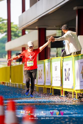 Race photo from BAF LIONS RUN 2024