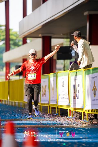 Race photo from BAF LIONS RUN 2024