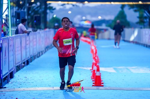 Race photo from CISANGKAN KBP CITY RUN 2025