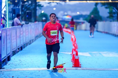 Race photo from CISANGKAN KBP CITY RUN 2025