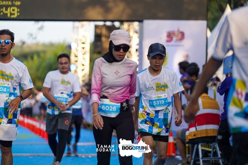 Race photo from Taman Budaya x BOGORUN 2025