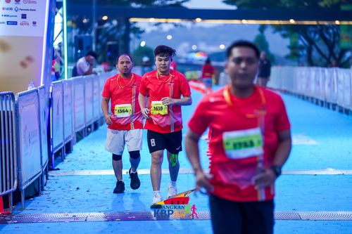 Race photo from CISANGKAN KBP CITY RUN 2025