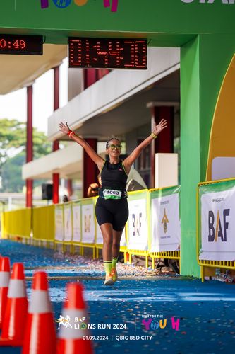 Race photo from BAF LIONS RUN 2024