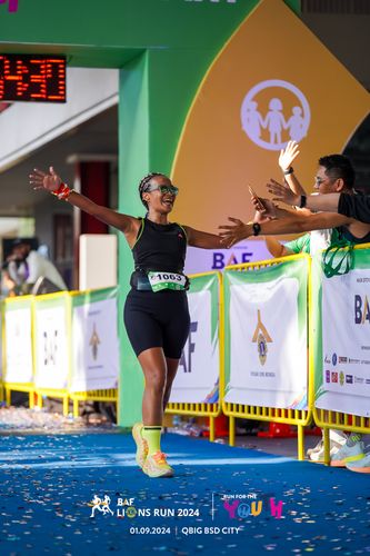 Race photo from BAF LIONS RUN 2024