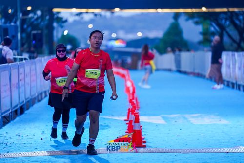 Race photo from CISANGKAN KBP CITY RUN 2025