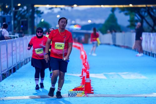 Race photo from CISANGKAN KBP CITY RUN 2025