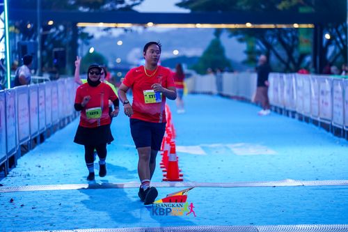Race photo from CISANGKAN KBP CITY RUN 2025