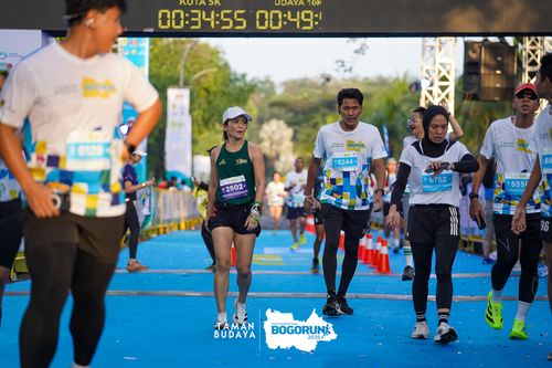 Race photo from Taman Budaya x BOGORUN 2025