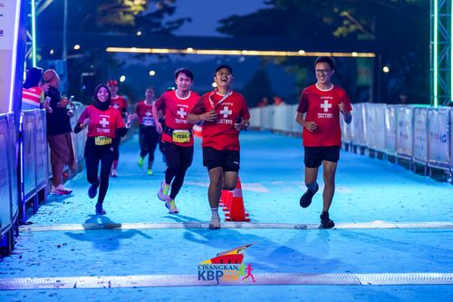 Race photo from CISANGKAN KBP CITY RUN 2025