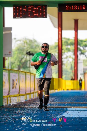 Race photo from BAF LIONS RUN 2024