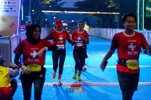 Race photo from CISANGKAN KBP CITY RUN 2025
