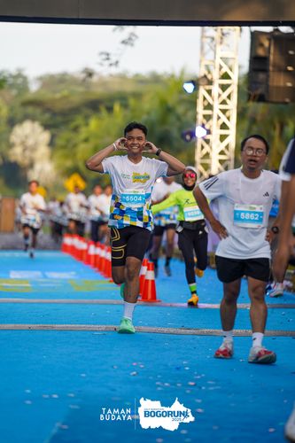 Race photo from Taman Budaya x BOGORUN 2025