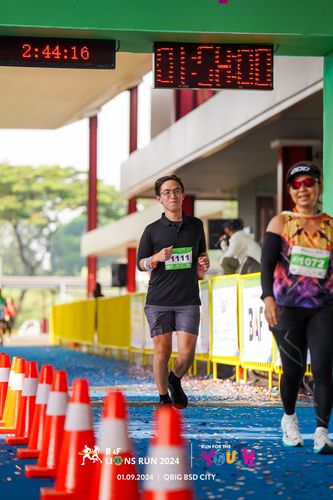 Race photo from BAF LIONS RUN 2024