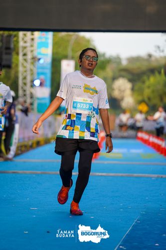 Race photo from Taman Budaya x BOGORUN 2025