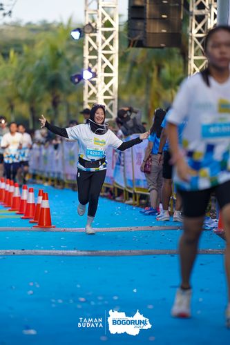 Race photo from Taman Budaya x BOGORUN 2025