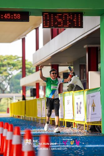 Race photo from BAF LIONS RUN 2024