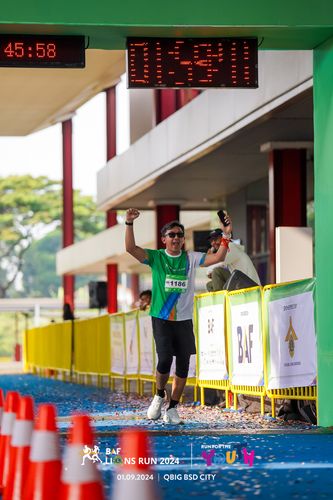 Race photo from BAF LIONS RUN 2024