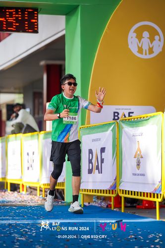 Race photo from BAF LIONS RUN 2024