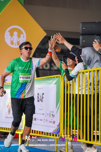 Race photo from BAF LIONS RUN 2024