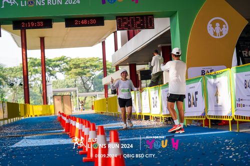 Race photo from BAF LIONS RUN 2024
