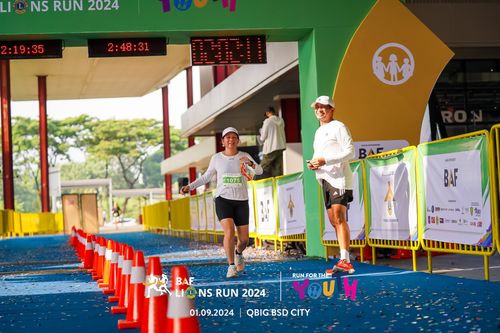 Race photo from BAF LIONS RUN 2024