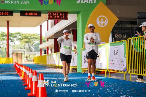 Race photo from BAF LIONS RUN 2024