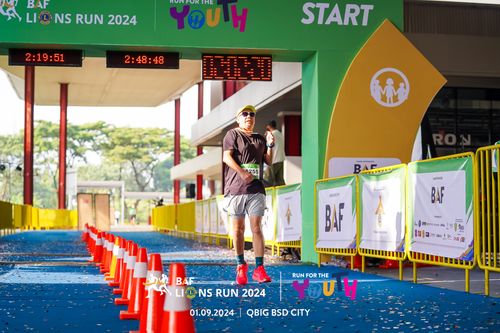 Race photo from BAF LIONS RUN 2024