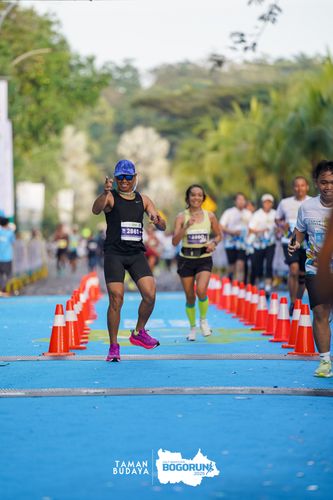 Race photo from Taman Budaya x BOGORUN 2025
