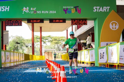 Race photo from BAF LIONS RUN 2024